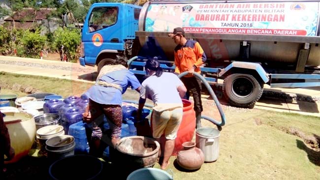 Dampak Kekeringan, Permintaan Dropping Air Bersih ke BPBD Meningkat