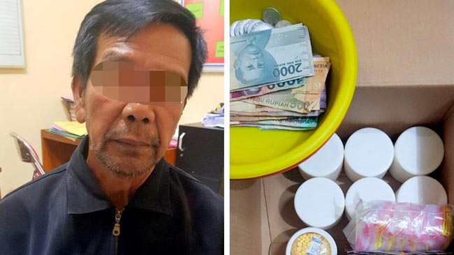 Nekad Jual Obat Keras, Kakek 54 Tahun Diciduk Dipinggir Jalan