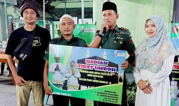 Kodim 0808 Blitar Berikan Hadiah Umroh untuk Anggota