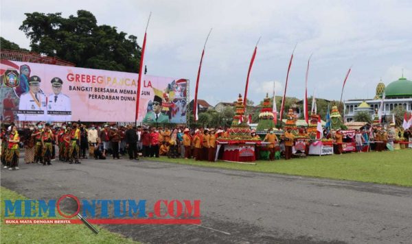 Upacara Budaya dan Kirab Gunungan Lima Ramaikan Grebek Pancasila di Kota Blitar