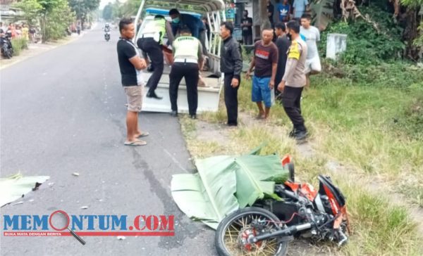 Tabrak Truk, Pengendara Ninja di Blitar Meninggal di Lokasi Kejadian