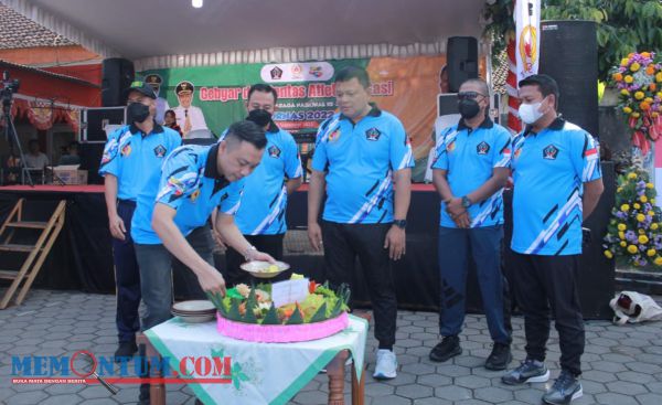 Hadiri Peringatan Haornas bersama KONI Kabupaten Blitar, Wabup Rahmat Ingatkan Pentingnya Olah Raga