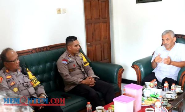 Jaga Harkamtibmas, Polres Blitar Silaturahmi dengan Pengurus PSHT Blitar