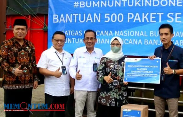 Pemkab Blitar Terima 500 Bantuan Paket Sembako CSR dari Satgas BUMN Jatim