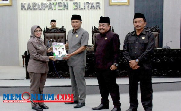 DPRD Kabupaten Blitar Gelar Rapat Paripurna Penyampaian LKPJ Bupati Tahun 2022