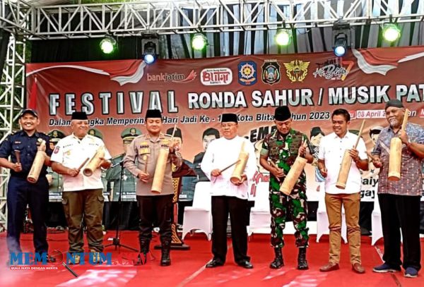 Jaga Lingkungan dan Nguri-Uri Budaya, Wali Kota Blitar Buka Festival Musik Patrol